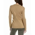 thumbnail image 2 of Bruno Magli womens  Merino Wool-Blend Sweater Blazer, m, Tan, 2 of 3