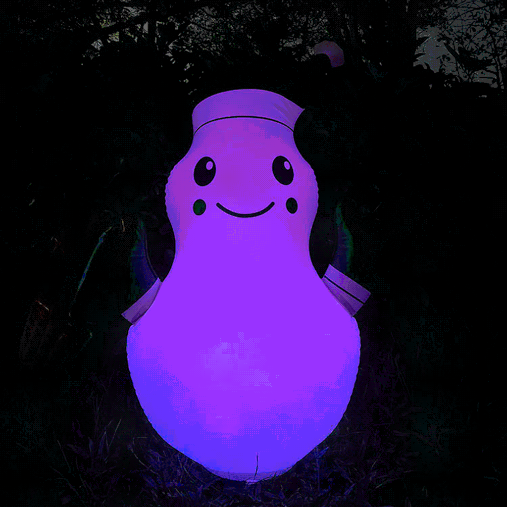 Cbcbtwo 29.5 Inch Christmas Inflatables Snowman, Blow Up Christmas