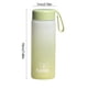 thumbnail image 4 of Xihbxyly Botella de Agua Deportiva, Recipiente Motivacional de 500 Ml, Diseño Portátil a Prueba de Fugas, Fácil de Limpiar y con Correa de Transporte, Ideal para Uso Doméstico, Fitness Al Aire Libre,, 4 of 7