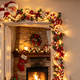 thumbnail image 5 of Christmas Door Corner Decor Light, L-Shaped Holiday Porch Decoration with Christmas Door Frame Accent for Entryway Wall Indoor Outdoor Seasonal Display, 3PC, 5 of 6