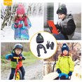 thumbnail image 3 of Vbiger Kids Warm Knit Hat, Scarf & Glove Set, Fleece Lined, 3-Piece, 3 of 6