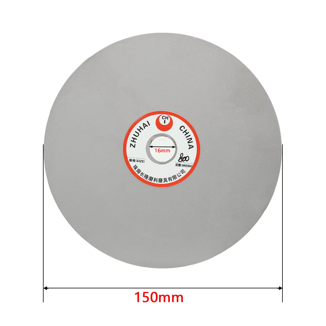 uxcell® 6-inch Grit 80 Diamond Coated Flat Lap Wheel Grinding Disc Polishing Tool 