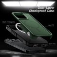 thumbnail image 3 of JETech Case for iPhone 15 Pro Max 6.7-Inch Compatible with MagSafe, Heavy Duty Dual-Layer Rugged Protection, Shockproof Protective Tough Phone Magnetic Cover (Midnight Green), 3 of 6