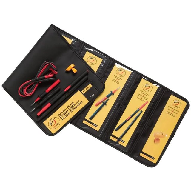 Kit Fluke L215 SureGrip con luz para sonda y extensor de sonda