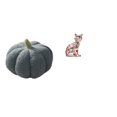 thumbnail image 1 of Escultura De Almohada De Peluche De Gato Y Calabaza De Halloween, Cojín Decorativo Para Sofá, Figura De Animal, Adorno Artesanal Para Cama, Dormitorio, Decoración De Habitación, 1 of 8