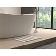 thumbnail image 2 of 24x15" Modern Diatomite Stone Medium Bath Mat in White/Gray, 2 of 5