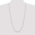 thumbnail image 2 of 14k Rose Gold 30 Inch 1.5mm Man Made Rope Chain Necklace Pendant Charm   For Dad Mens  For Him, 2 of 9