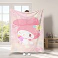thumbnail image 1 of 3D Printing, Cartoon Soft Double Flannel Blanket, Super Soft Blanket, Suitable For Living Room, Sofa, 1 of 3