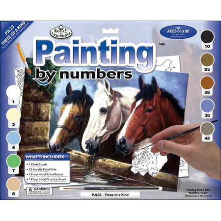 UPC: 0090672056573 | Royal Paint By Number Junior Lg Three Of a Kind