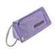 thumbnail image 2 of Back To School Supplies Pen Pouch Purple Canvas Material 3 Compartment Zipper Design Large Capacity Waterproof Pencil Case For School, 2 of 4