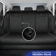 thumbnail image 3 of Fundas de Asiento para Auto Skechers de Cuero Sintético de Lujo Impermeables Negras, 3 of 8