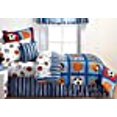 thumbnail image 4 of Blue Striped Sports Patch Valance 16" x 84", 4 of 4