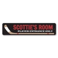 thumbnail image 2 of Hockey Novelty Decor, Metal Wall Sign - 4x18 Inches, 2 of 4