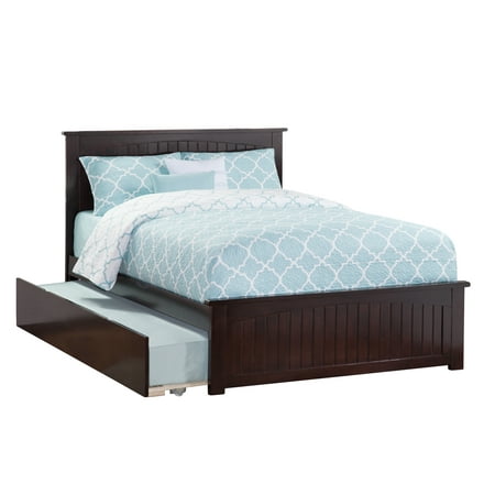 Nantucket Platform Bed with Matching Foot Board with Twin Size Urban Trundle Bed, Multiple Sizes, Multiple (Best Ar 15 Furniture)