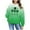 2-Green, variant on ibuvkizy St. Patrick's Day Graphic Hoodies for Teen Girls,St. Patrick's Day Children Gradient Hooded Top Girls Long Sleeved Sweatshirt Round Neck Pullover Top Mint Green,7 Years