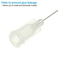 thumbnail image 4 of 27Ga Dispensing Needles, 52PCS 1/2 Inch Industrial Blunt Tip Dispensing Needle Syringes with Luer Lock Needle for Refilling Liquid Inks Adhesive Glue Oil,Transparent, 4 of 7