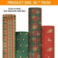 thumbnail image 2 of Christmas gift wrapping paper Thickened Christmas kraft wrapping paper wholesale Christmas tree elk gift box wrapping paper, 2 of 5