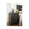 thumbnail image 3 of Signature Design by Ashley Casual Brinxton 2 Drawer Nightstand, Charcoal, 3 of 9