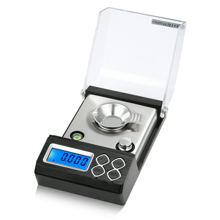 High Precision Professional Digital Milligram Scale 20g/0.001g Mini Electronic Balance Powder Scale Gold Jewelry Carat Scale Digital Weight with Calibration Weight Tweezer and Weighing (Best Electronic Powder Scales For Reloading)