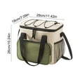 thumbnail image 3 of Byujiro Extra Large Lunch Bag, Big Capacity Insulated Cooler Tote for Picnic, Beach, Camping, Work, Family Outings, Leakproof Thermal Food Carrier with Handles, 3 of 6