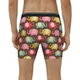 thumbnail image 4 of Xecao Cute Elephants Print Boxer Briefs for Men's Stretch Moisture-Wicking Underwear, Mid-Rise Classics breathable fabric, 4 of 7