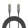 thumbnail image 1 of phoossno USB C to C Fiber Optical Cable USB 3.1 Type C Cable 10Gbps 33FT Compatible with Microsoft Azure Logitech Camera Aver &Vaddio & Barco ClickShare Touch Screen, 1 of 6
