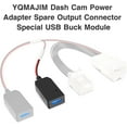 thumbnail image 2 of Pixelman Dash Cam Power Adapter Spare Output Connector Special USB Buck Module, DC 12v/24v to 5v USB Output Charging Adapter, 2 of 3