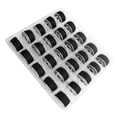 thumbnail image 4 of Injueey 25 unidades/juego de hilos de bordar para coser, hilos de bobina preenrollados para manualidades DIY con caja de almacenamiento, colorido De coser negro Injueey HA5832-02B, 4 of 6