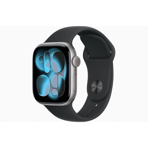 Restored Apple Watch Series 11 - GPS   Cellular - 42mm Space Gray Aluminum Case with Black Sport Band - M/L (Refurbished)