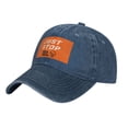 thumbnail image 2 of DouZhe Adjustable Washed Cotton Baseball Cap - Just Stop Oil No More Oil and Gas Prints Vintage Dad Hat Unisex Sports Caps (Blue), 2 of 7