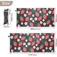 thumbnail image 4 of Strawberries Daisies Beach Towel Quick Dry Absorbent Bath Towels Sandproof Lightweight Towel for Gym Yoga Sports Swimming- 30x60in Washcloth Gift, 4 of 7