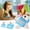 Sky Blue, variant on 2 In 1 Alphabet Number Spelling Flash Card Set Portable Word Building Game For Adult Hobby Leisure Word Training Practice