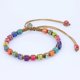 thumbnail image 3 of 1Pc Crystal Stone Energy Bracelet Seven Chakras Bracelet Decoration (Colorful), 3 of 4