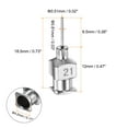 thumbnail image 2 of Uxcell 12 piezas 21G agujas de dispensación de acero inoxidable, tubo de aguja de pegamento de 1/4" punta roma, 2 of 7
