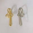 thumbnail image 2 of CRAFTHROU 100Pcs Vintage Style Iron Wire Curtain Rings for Drapes and Wall Artwork, 2 of 8