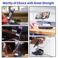 thumbnail image 3 of Super Joy 3-in-1 Magnetic Wireless Charger, Wireless Charging Station Stand with 18W Adapter for iPhone iWatch AirPods Black, 3 of 8