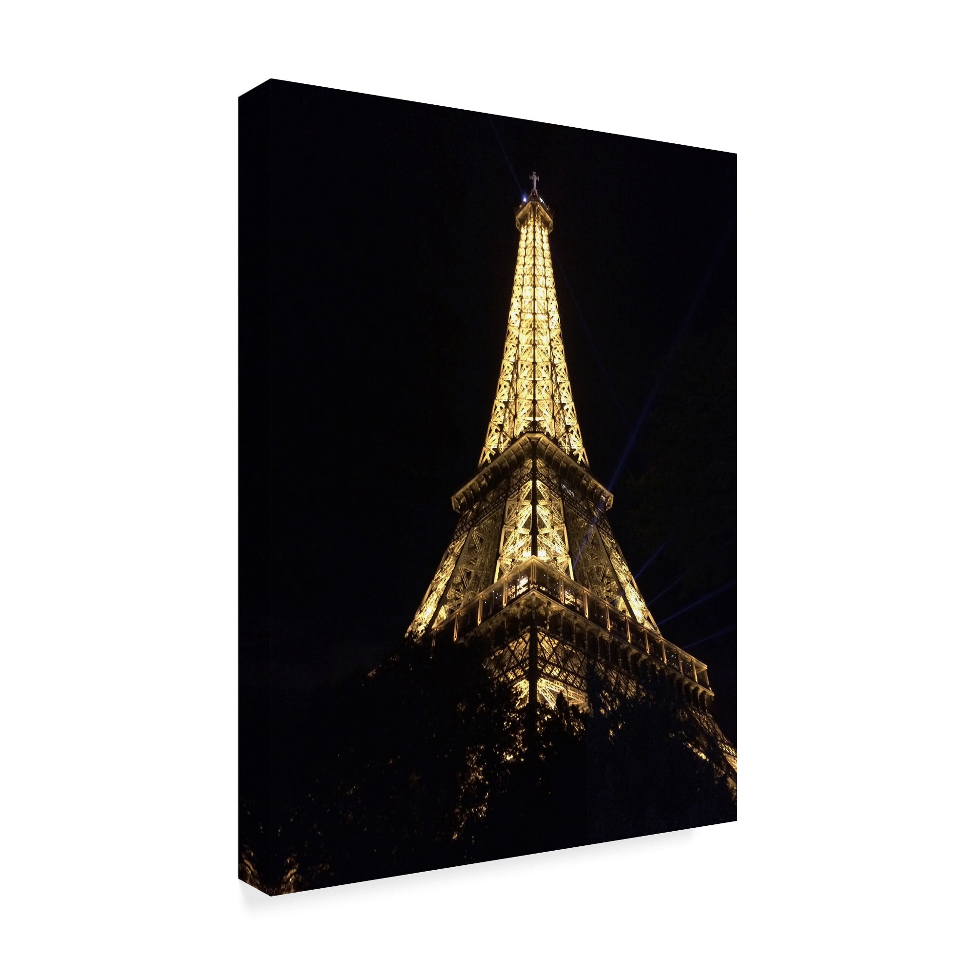 Trademark Fine Art 'Eiffel Tower Up Close' Canvas Art by Jessica Putnam