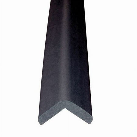 4' of Hearth Bumper Padding, Black