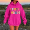 thumbnail image 2 of NMMUED Baggy Hoodie, Oversized Sweatshirt for Women, Womens Hoodies Pullover, Sweatshirt for Women, Fall Outfits for Women, Hot Pink XL, 2 of 5