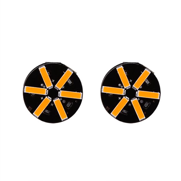 LED Turn Signal Bulbs, Amber Lighting S25 1156 BA15S Car Signal Bulbs For Repair