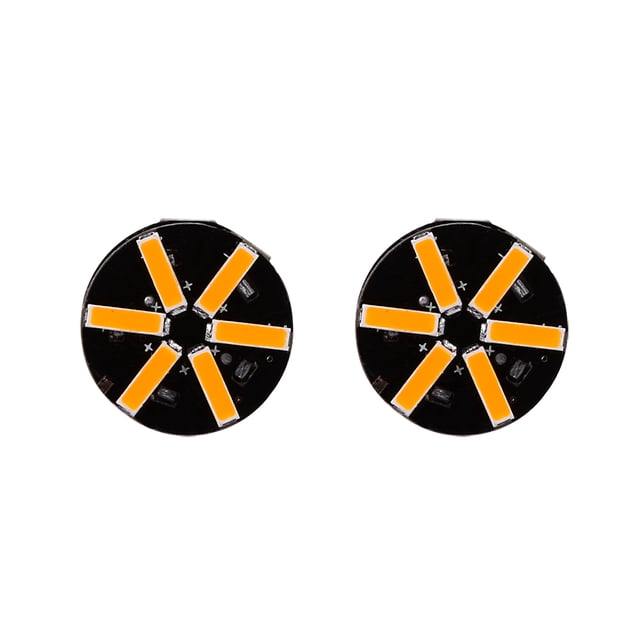 LED Turn Signal Bulbs, Amber Lighting S25 1156 BA15S Car Signal Bulbs For Repair