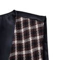 thumbnail image 3 of Men's Vintage Plaid Suit Vest Business Formal Dress Waistcoat Vest with Pockets for Suit or Tuxedo, 3 of 7