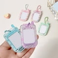 thumbnail image 4 of Fashionable Phone Shape Acrylic Card Sleeve for 1Inch Kpop Photocard Organizers, 4 of 21