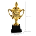 thumbnail image 2 of WHAMVOX 2 Pcs Trophies Trophy Child 18.00X10.00X6.50CM Golden, 2 of 8