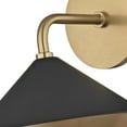 thumbnail image 4 of Mitzi Marnie H139101-AGB/WH Aged Brass 8" Wall Lamp Sconce, 1-Light, 4 of 10