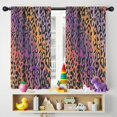 thumbnail image 5 of Blackout Kids Curtains,Purple and Orange Of Leopard Print Childrens Insulated Curtains Set Of 2,Bedroom Essentials,Toddler Room Decor 42"x54", 5 of 5