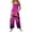 Purple Pink, variant on EANJE Halloween Overalls for Women, Sleeveless Spaghetti Strap Jumpsuit with Pockets, Print Wide Leg Baggy Romper, Adjustable Straps Fall Holiday Party Outfit Multicolor S