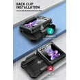 thumbnail image 3 of i-Blason Armorbox Series Shock Reduction Cell Phone Case for Samsung Galaxy Z Flip 5 5G, Black, 3 of 9