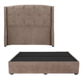 thumbnail image 1 of Box Base Cama King Size + Cabecera Zefyr Dicasa Mocca, 1 of 8