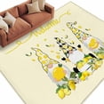 thumbnail image 2 of Lemon Gnomes 5'x8' Area Rug for Living Room, Yellow Summer Botanical Fruit Leaves Washable Non-Slip Rugs for Bedroom Nursery Dining Room, StainResistant Low-Pile Kitchen Carpet Large Entryway Rugs, 2 of 9
